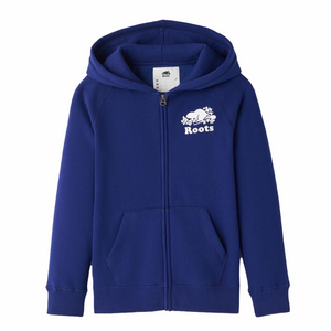 Roots Kids Royal Blue Full Zipper Hoodie Unisex Child XXL Size 13 14 Unisex